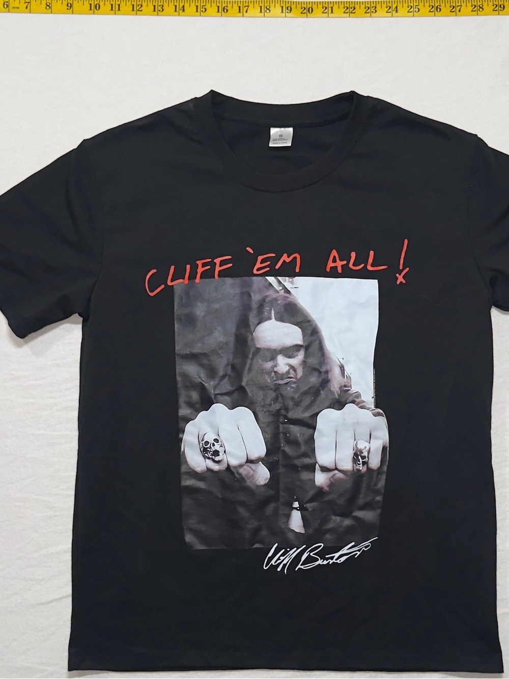 Black Graphic 'Cluff 'Em All!' Short Sleeve Men's Tee
